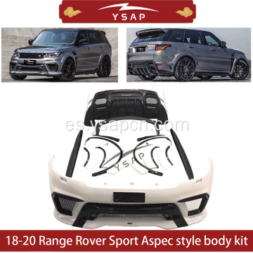 Bodykit de estilo ASPEC para Range Rover Sport 2018-2020